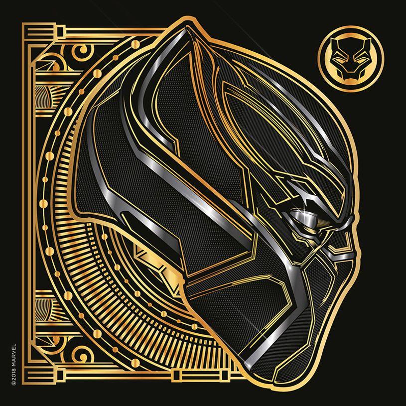 Gold and Black Panther Logo - Awesome Illustrations for Black Panther X Clarks Originals - paul ...