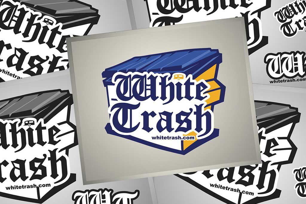 White Trash Logo - Aracely Henriquez Trash Logo
