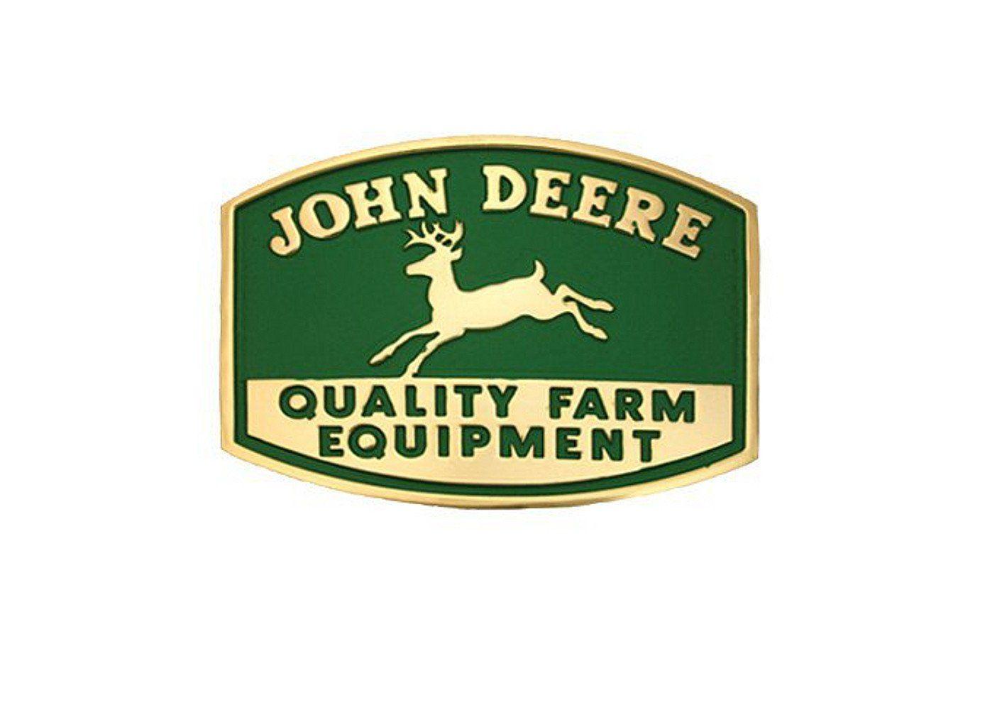Green and Gold Reindeer Logo - John Deere Historical Logo Belt Buckle (Green/Gold) - LP19902 ...