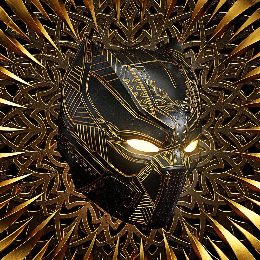 Gold and Black Panther Logo - Black Panther † — Billelis