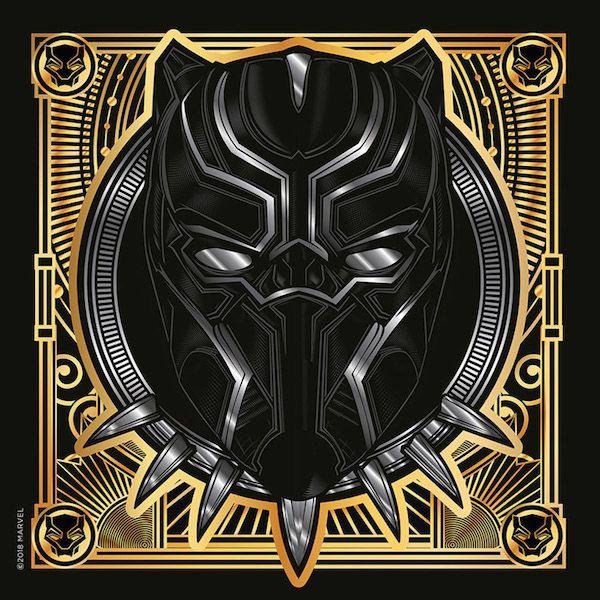 Gold and Black Panther Logo - Badass 'Black Panther' Illustrations Adorn The Anticipated Film In ...