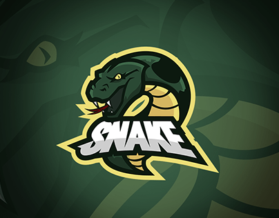 Snake Sports Logo - Snake Mascot Logo, ( Contact in bio ). work inspiration