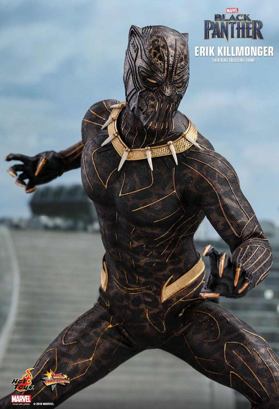Gold and Black Panther Logo - Figurine 1 6 Black Panther