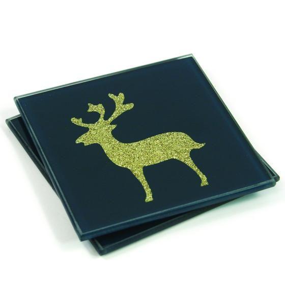 Green and Gold Reindeer Logo - Christmas Wrap and Decorations Tagged 