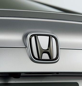 Black and White Honda Civic Logo - Honda Genuine JDM Access Rear - Heeltoe Automotive, In Your Corner