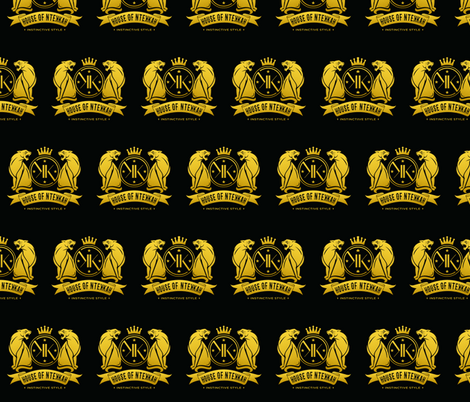 Gold and Black Panther Logo - House of NteKKah Black/Gold Official Panther Logo II wallpaper ...