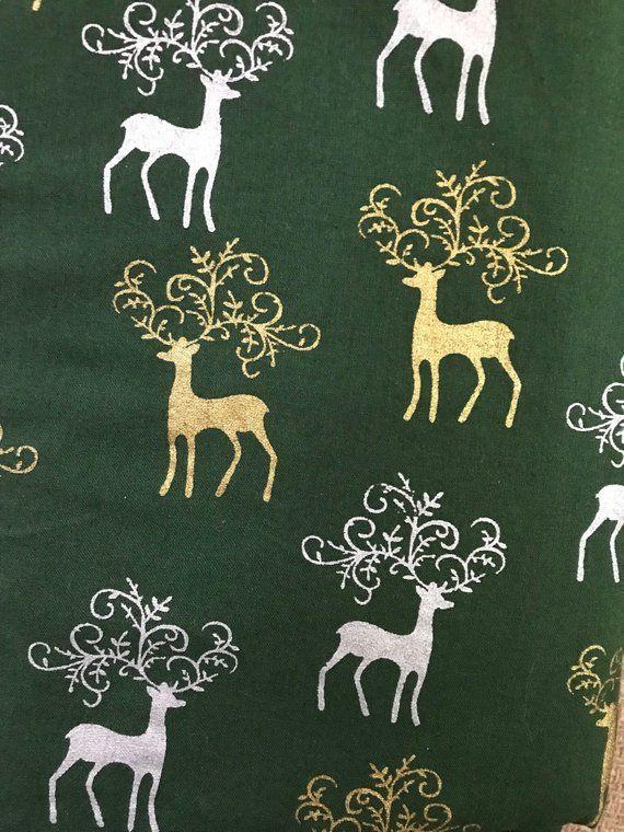 Green and Gold Reindeer Logo - Green / Gold Reindeer Bloomers | Etsy