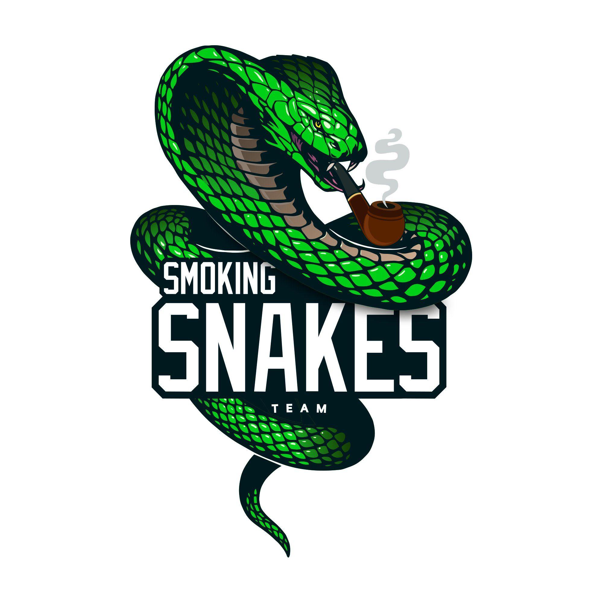 Snake Sports Logo - Smoking Snakes E Sports