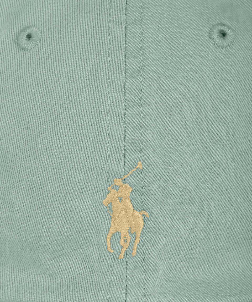 Green and Gold Reindeer Logo - Lyst - Polo Ralph Lauren Sea Green and Gold Logo Cap in Green