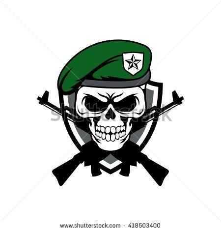 Military Skull Logo - Military skull Logos
