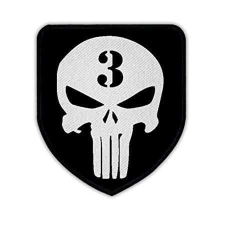 Military Skull Logo - Sew-on Patch - Seal Team 3 US Iraq War American Chris Kyle Sniper ...