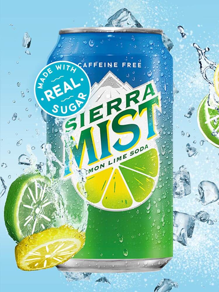 Sierra Mist Logo - Sierra Mist®. Made with Real Sugar