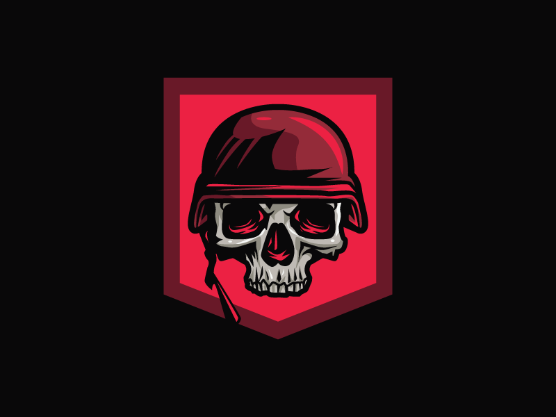 Military Skull Logo - Skull military by Yehezkiel Azizal | Dribbble | Dribbble
