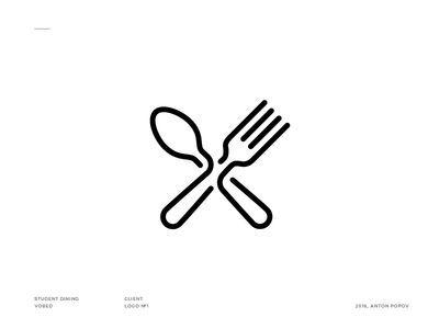 Kitchen App Logo - Fork & spoon icon | Letter X | Pinterest | Icon design, Logo design ...