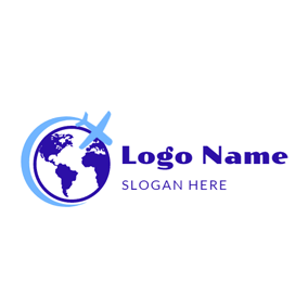 Simple Globe Logo - Free Earth Logo Designs | DesignEvo Logo Maker