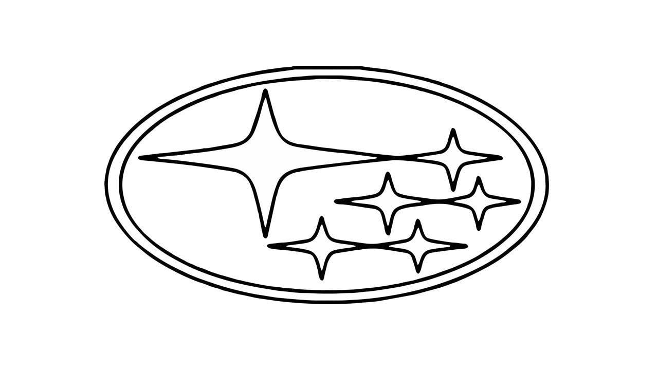 Subaru Logo - How to Draw the Subaru Logo - YouTube