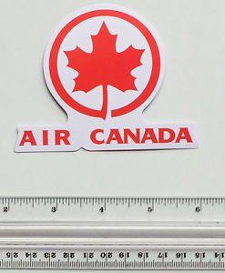 Red Sun Airline Logo - Air Canada Canadian Travel Flight Logo Airline Luggage Label Decal