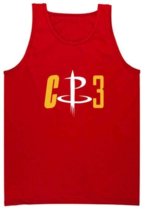 CP3 Logo - Amazon.com : The Silo RED Houston Paul CP3 Logo TANK TOP : Sports