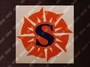 Red Sun Airline Logo - SUN COUNTRY AIRLINES DIECUT SUN LOGO DECAL / STICKER 3.5 x 3.5