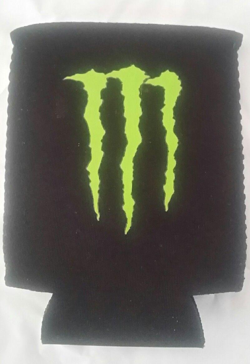 Monster Can Logo - Monster Energy Drink Logo Claw Koozie Can Cooler