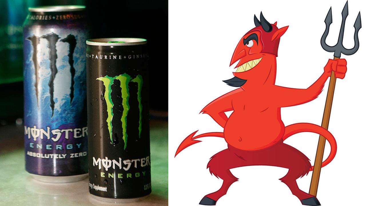 Monster Can Logo - Woman claims that Monster Energy drinks push a Satanic agenda | abc7.com