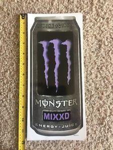 Monster Can Logo - Monster Energy Mixxd Logo Can 11 Sticker Decal Sponsor Sheet Kit