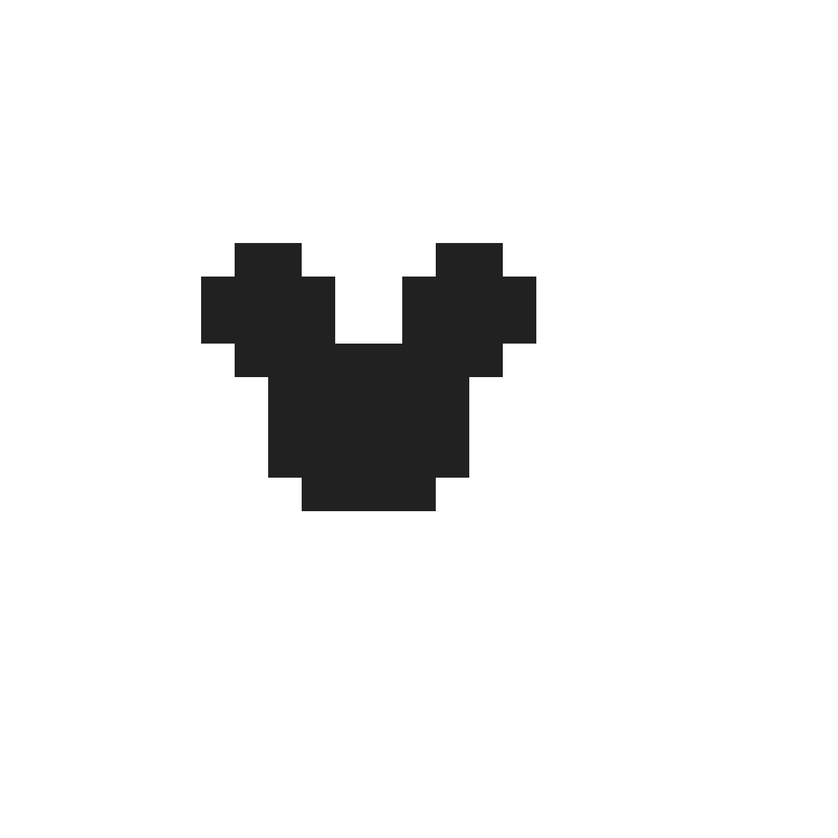 Micky Mouse Logo - Pixilart - Mickey Mouse Logo by Melon4Lyfe