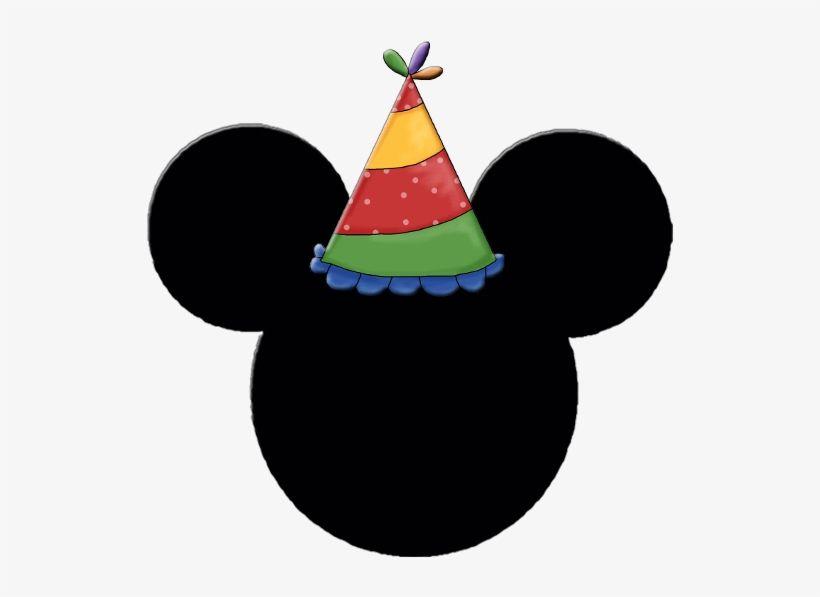 Micky Mouse Logo - Mickey And Minnie Heads With Party Hats - Mickey Mouse Logo With ...