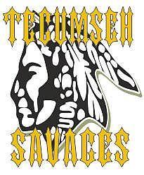 Tecumseh Savages Logo - SchoolTeam Spirit