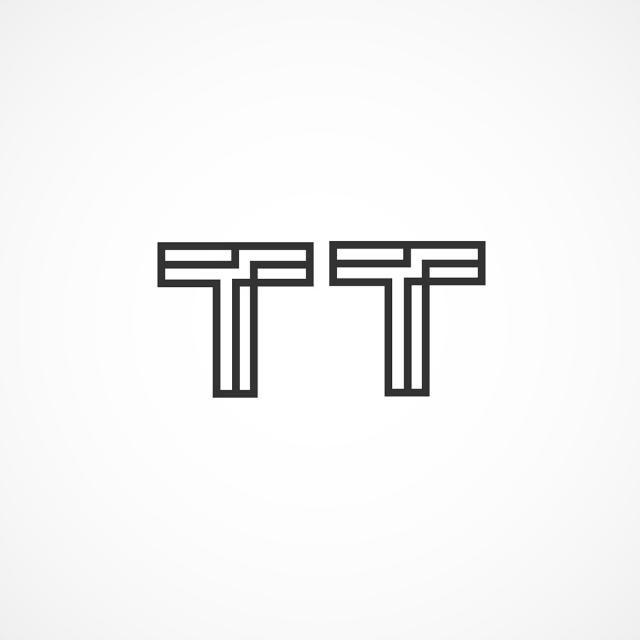 TT Logo - initial Letter TT Logo Template Template for Free Download on Pngtree