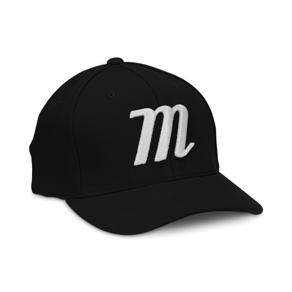 Baseball M Logo - M LOGO STRETCH HAT – Charlie Rose Baseball