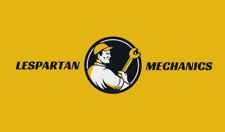 Mechanic Business Logo - Yellow Mechanic Logo Business Card - Templates by Canva