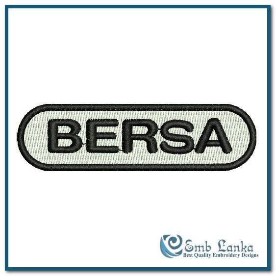 Bersa Logo - Bersa Logo Embroidery Design | Emblanka.com