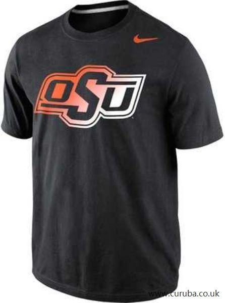 Fade Nike Logo - Nike T Shirt Men Oklahoma State Cowboys Logo Gradient Fade Nike Nike