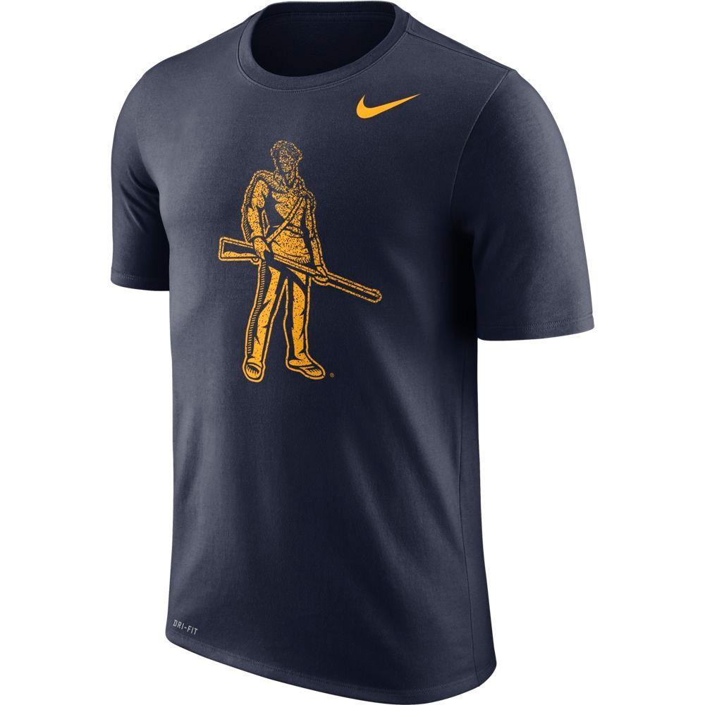 Fade Nike Logo - Mountaineers. West Virginia Nike Dry Legend Fade T Shirt