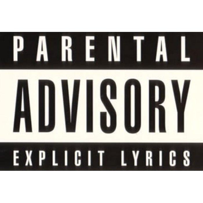 Advisory Logo - PC0122 Parental Advisory lyrics logo 4x6 postcard (10cm x 15cm)