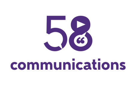 Purple Communications Logo - Marketing Consultants video and words | 58 communications