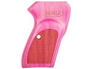 Bersa Logo - Bersa Thunder Firestorm 380 22 Pink Laminate Grips With Bersa