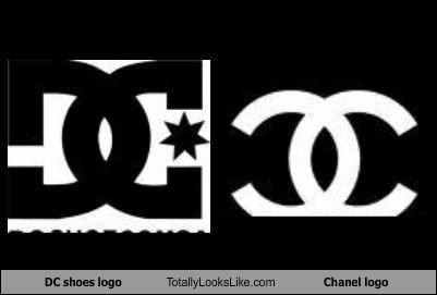 Dcshoecousa Logo - DC shoes logo Totally Looks Like Chanel logo - Cheezburger - Funny ...