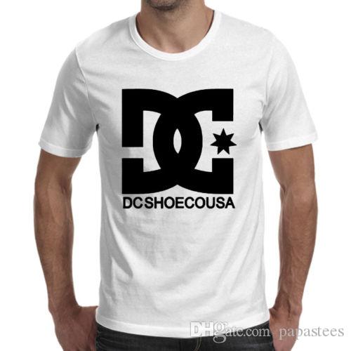 Dcshoecousa Logo - DC Shoe CO USA Logo White T-Shirt Size S-5XL Fashion 2018 Funny ...