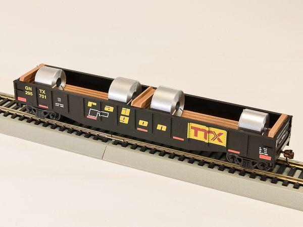 TTX Railroad Logo - HO 54ft Gondola – with Stainless Steel Coils Loads – TTX Rail-Gon ...