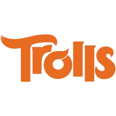 Poppy Troll Logo - Trolls Logo transparent PNG