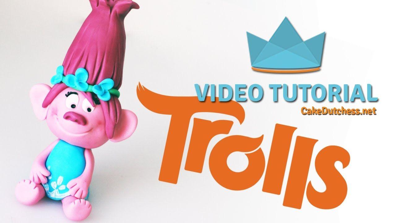 Poppy Troll Logo - How to make Poppy from Dreamworks Trolls - Cake Decorating Tutorial ...