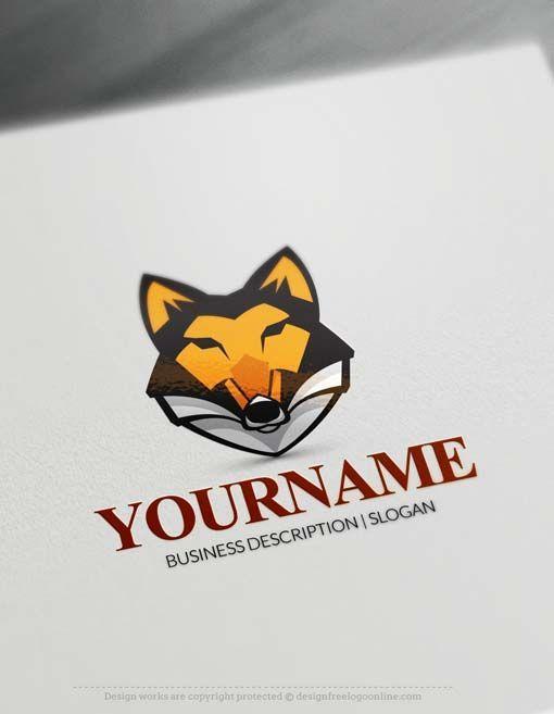 Black and Blue Wolf Logo - Free Logo Maker - Strong Wolf Head Logo Creator | Branding a ...