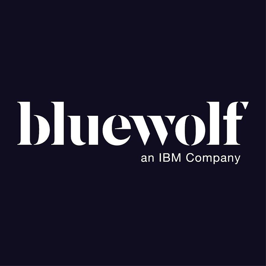 Black and Blue Wolf Logo - Bluewolf