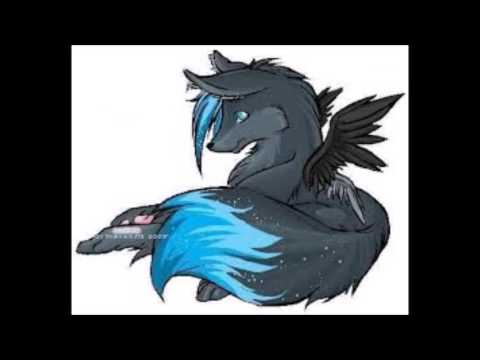 Black and Blue Wolf Logo - anime wolves:theme:black and blue to song: story of my life! XD ...