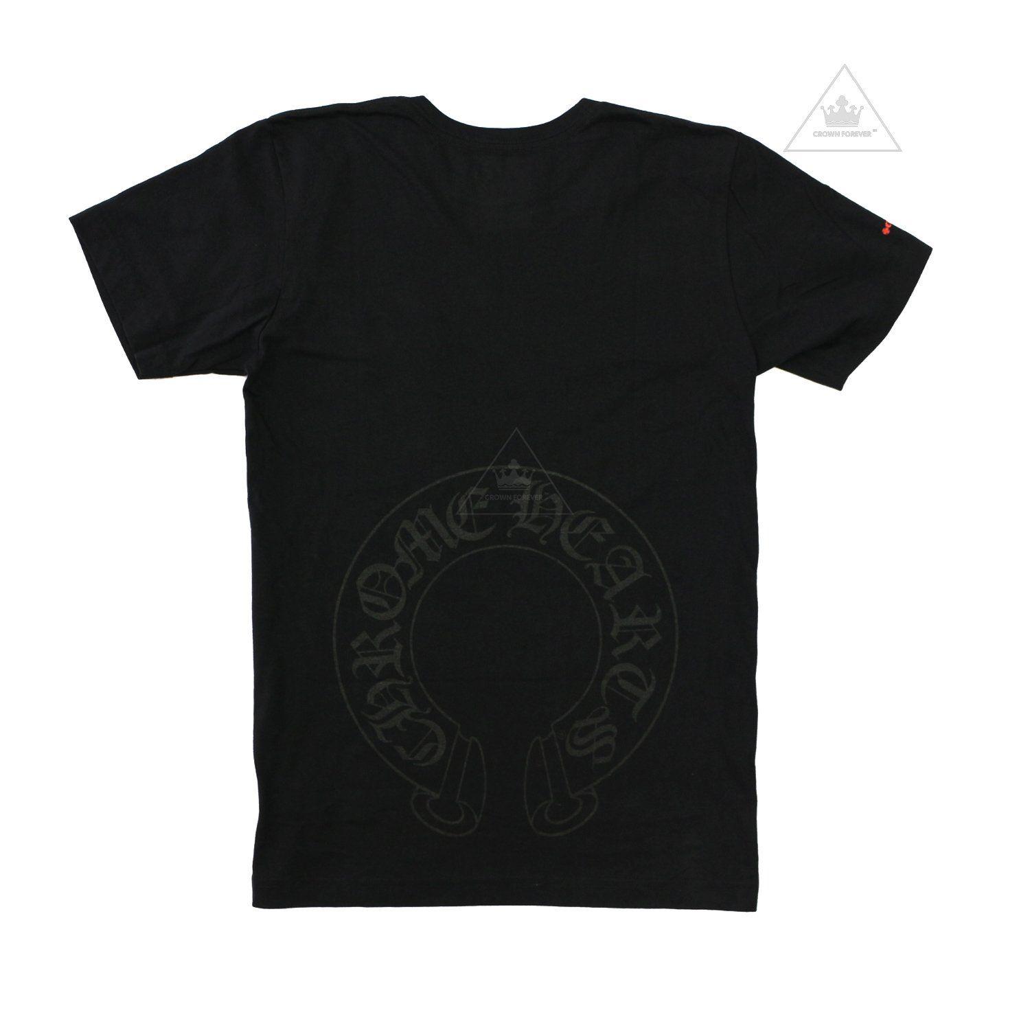 Black Horseshoe Logo - Chrome Hearts Black Horseshoe Tee – Crown Forever