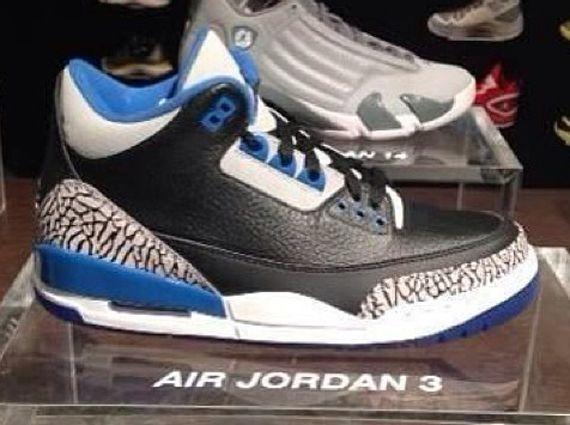 Black and Blue Wolf Logo - Air Jordan 3 Retro - Black - Sport Blue - Wolf Grey - SneakerNews.com