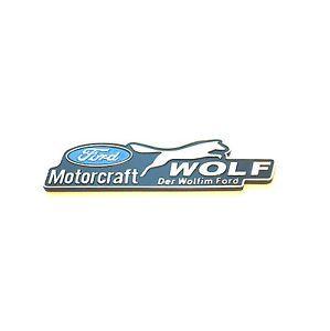 Black and Blue Wolf Logo - For Ford Metal Emblem Wolf Sticker Badge gift 3D New White Black