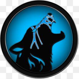 Black and Blue Wolf Logo - Wolf Logo PNG & Wolf Logo Transparent Clipart Free Download - Gray ...